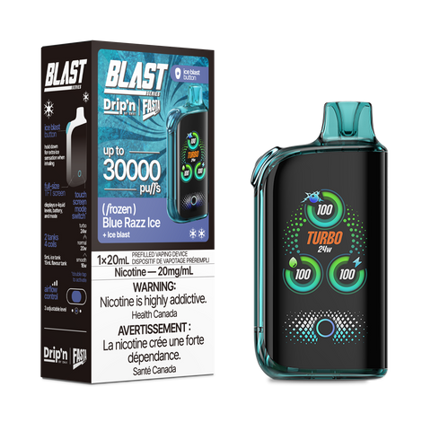 Drip'n X Fasta Blast 30K - Blue Razz Ice