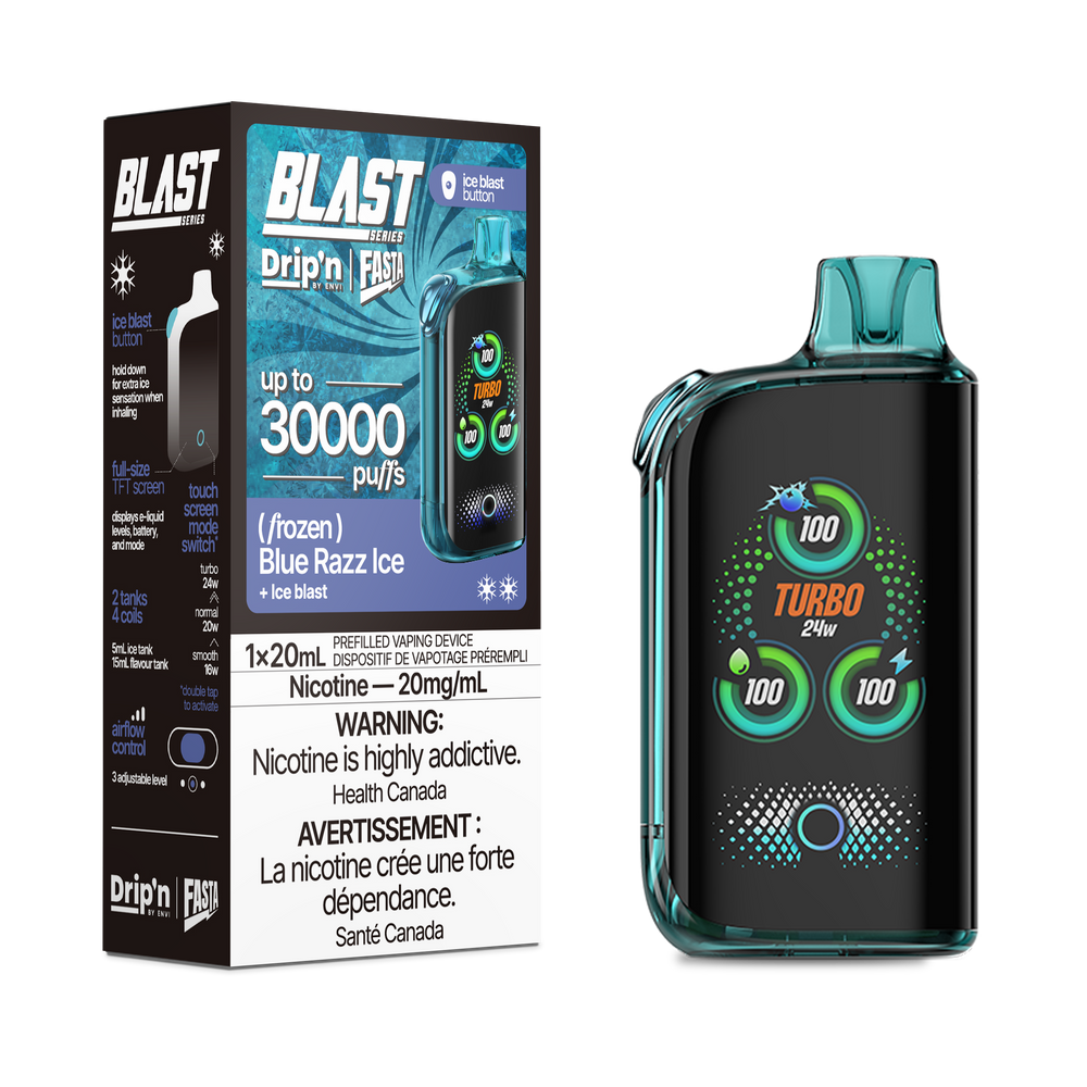 Drip'n X Fasta Blast 30K - Blue Razz Ice