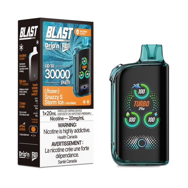 Drip'n X Fasta Blast 30K - Snazzy S Storm Ice