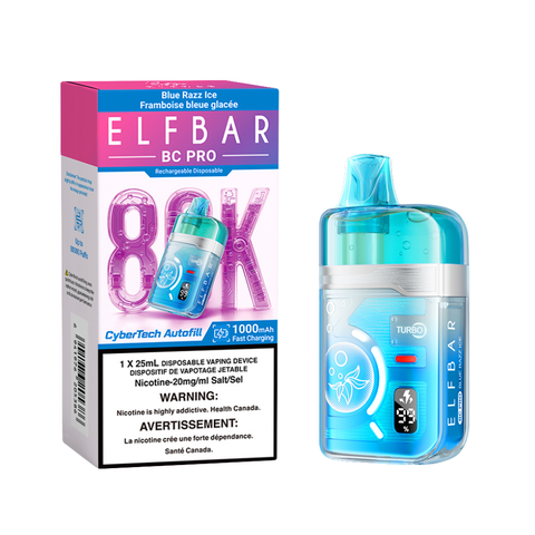 Elfbar BC Pro 80K - Blue Razz Ice