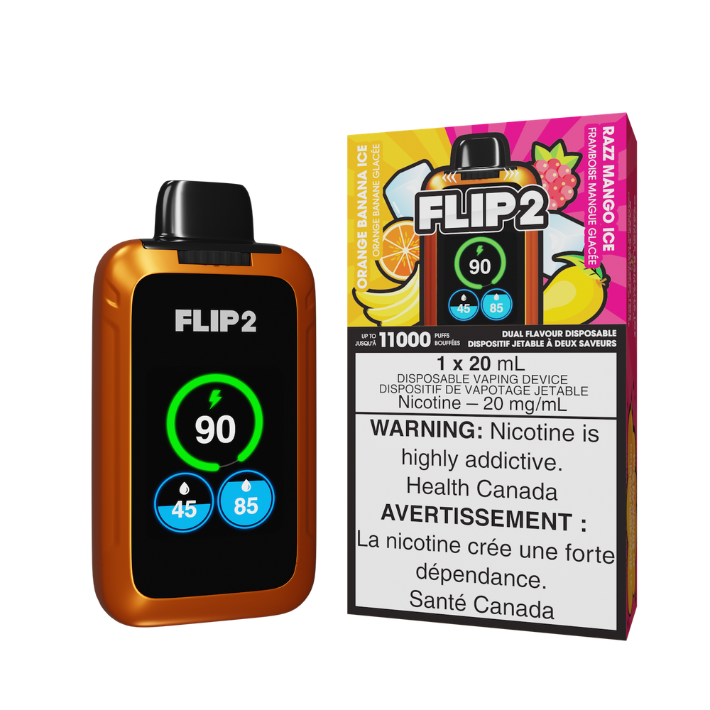 Flip 2 - Orange Banana Ice & Razz Mango Ice