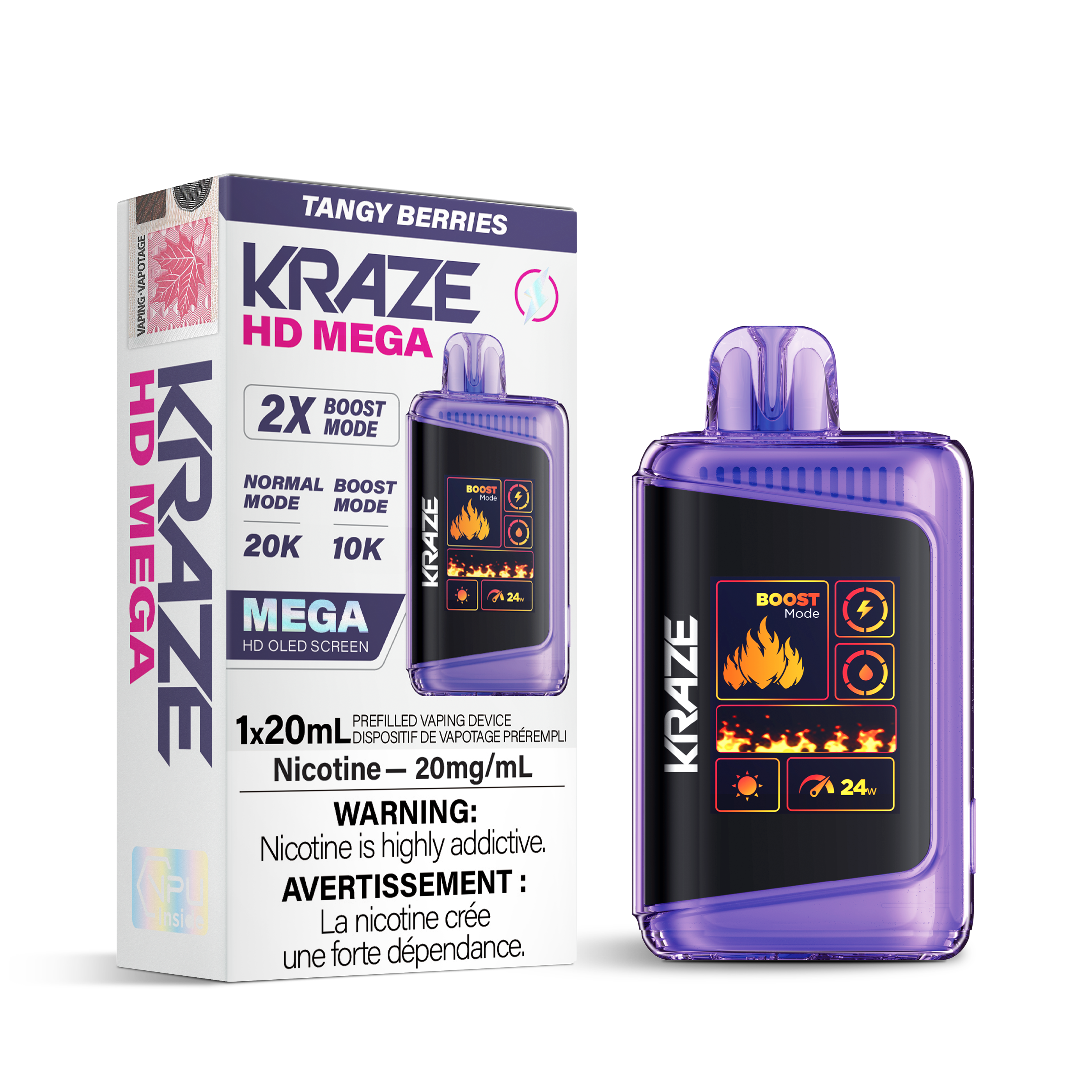 Kraze HD Mega - Tangy Berries