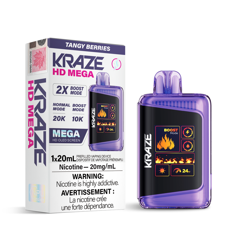 Kraze HD Mega - Tangy Berries