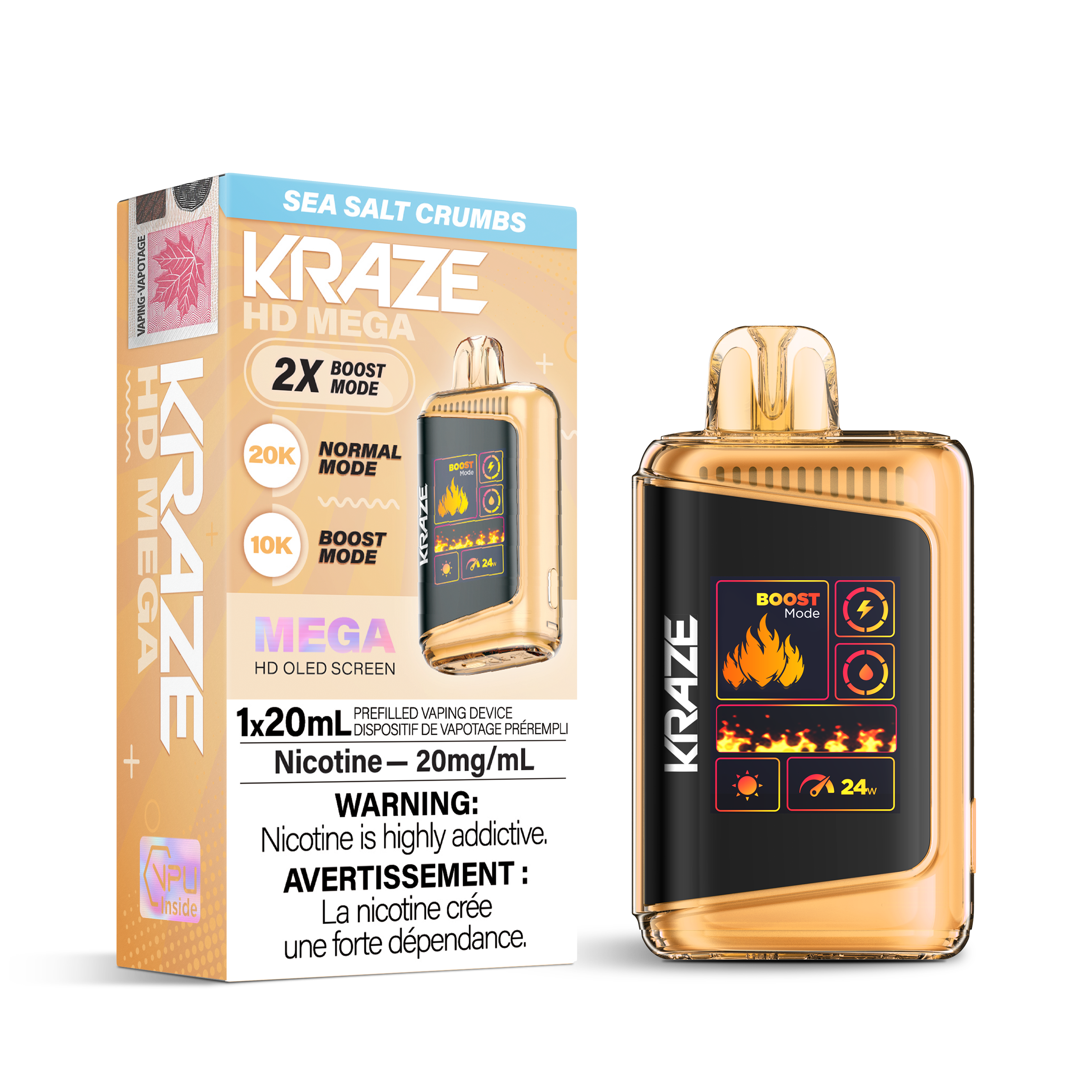 Kraze HD Mega - Sea Salt Crumbs