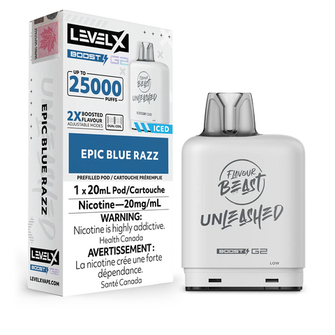 Level X Boost Flavour Beast Unleashed - Epic Blue Razz