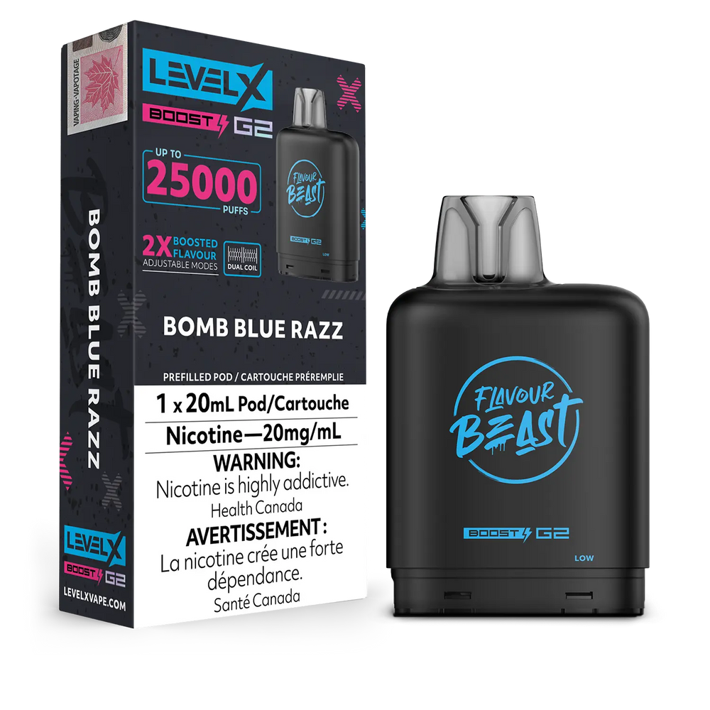 Level X Boost Flavour Beast - Bomb Blue Razz