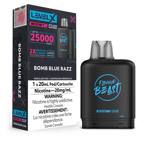 Level X Boost Flavour Beast - Bomb Blue Razz