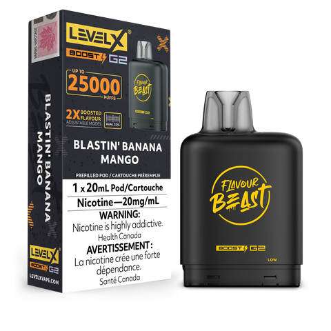 Level X Boost Flavour Beast - Blastin' Banana Mango