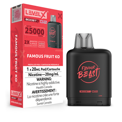 Level X Boost Flavour Beast - Famous Fruit KO