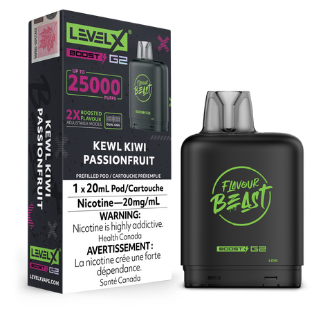 Level X Boost Flavour Beast - Kewl Kiwi Passionfruit