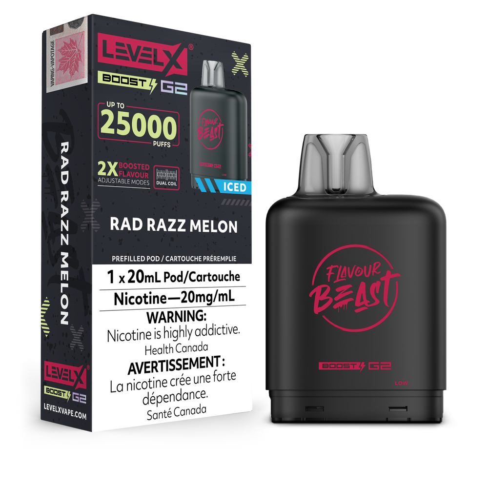 Level X Boost Flavour Beast - Rad Razz Melon