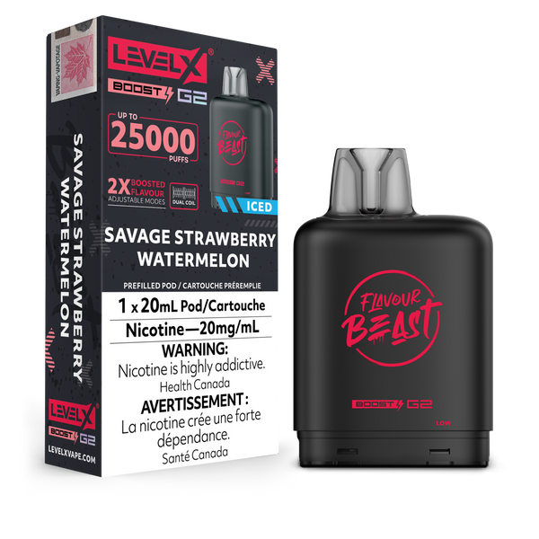 Level X Boost Flavour Beast - Savage Strawberry Watermelon