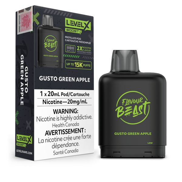 Level X Boost Flavour Beast - Gusto Green Apple