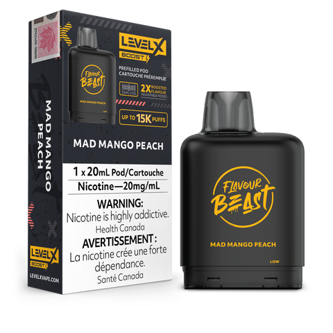 Level X Boost Flavour Beast - Mad Mango Peach