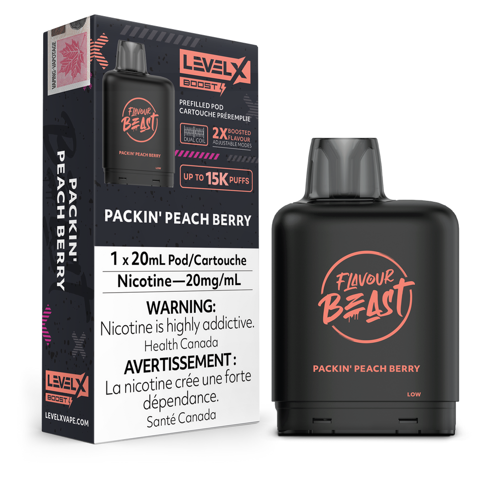 Level X Boost Flavour Beast - Packin' Peach Berry