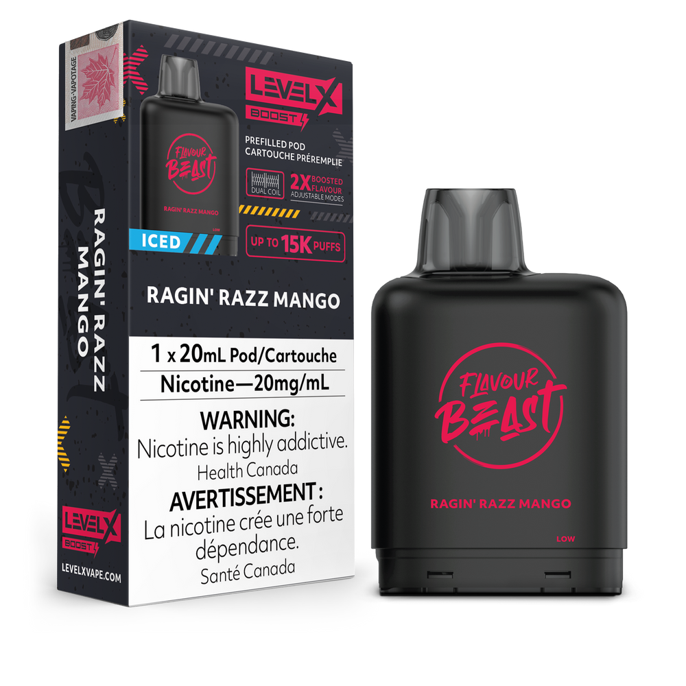 Level X Boost Flavour Beast - Ragin' Razz Mango