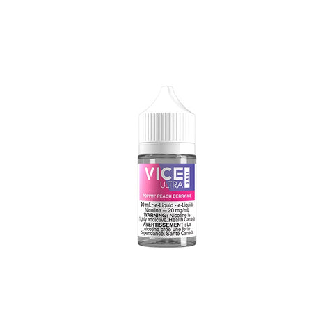 Vice Ultra Poppin' Peach Berry Ice Salt