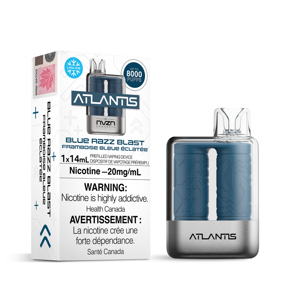 NVZN Atlantis 8000 - Blue Razz Blast