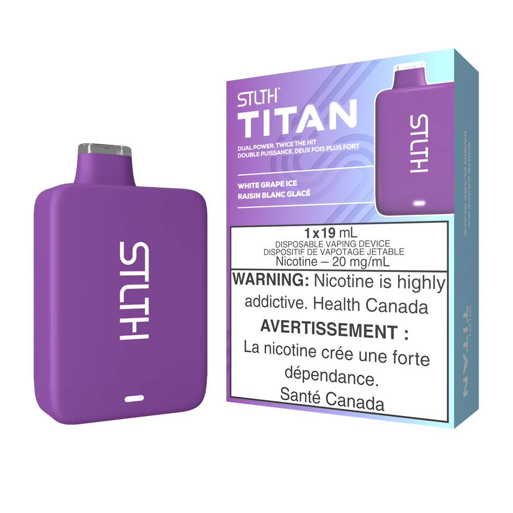 STLTH TITAN - White Grape Ice