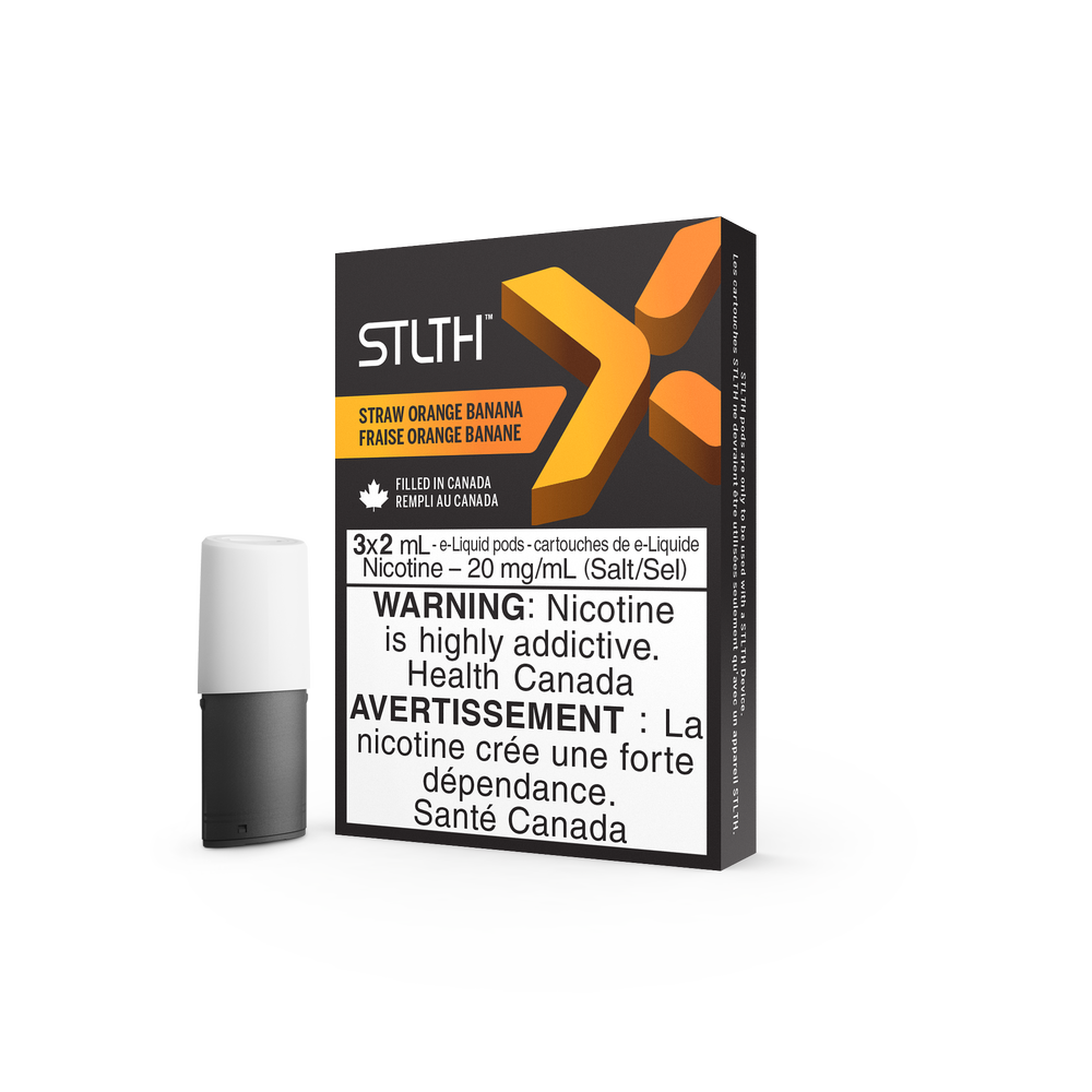 Straw Orange Banana STLTH X Pods