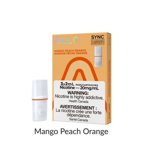 Mango Peach Orange Allo Sync Pods