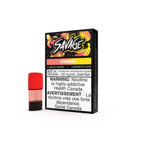 Savage Strawnana STLTH Pods